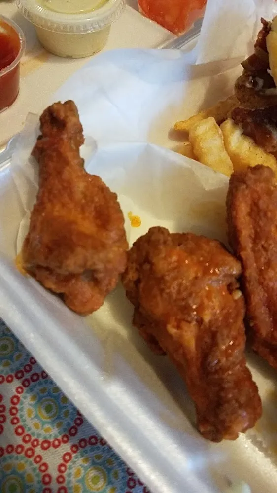Buffalo Wings and Fries